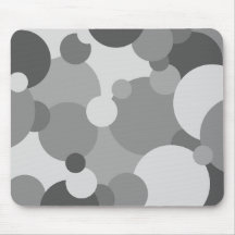 Schwarz-graue Moleküle Maus Pad