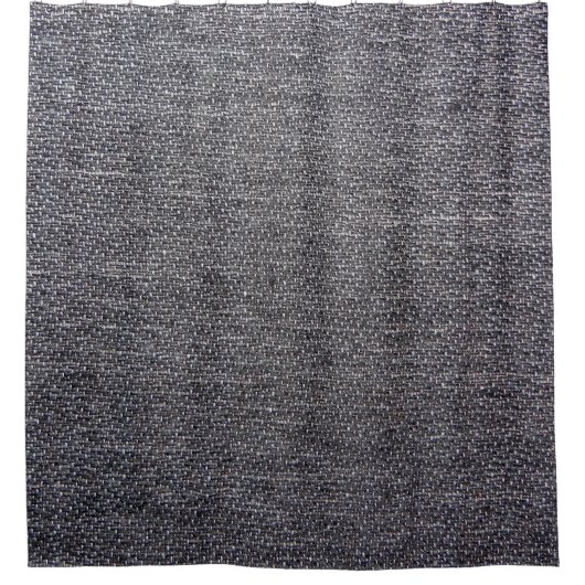 schwarz-graues Tuch Duschvorhang (Vorderseite)