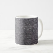 schwarz-graues Tuch Kaffeetasse (VorderseiteRechts)