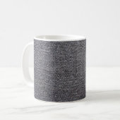 schwarz-graues Tuch Kaffeetasse (Vorderseite Links)