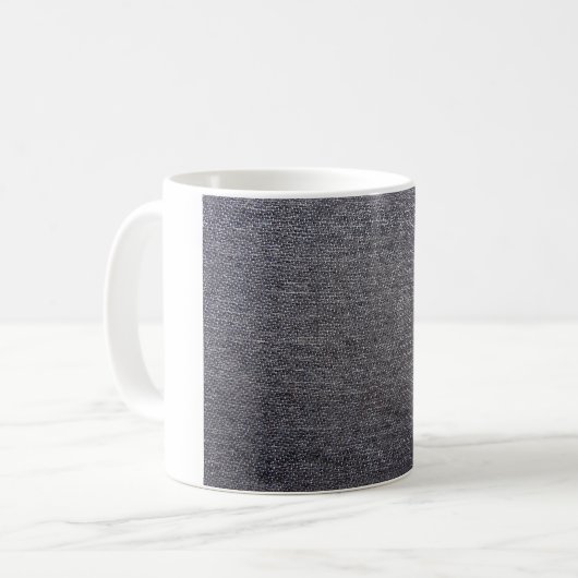 schwarz-graues Tuch Kaffeetasse (Vorderseite Links)