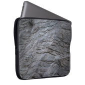 Schwarz-Graustreifen Laptopschutzhülle (Vorne Rechts)