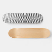 Schwarz-Graustreifen-Overlay Skateboard (Horizontal)