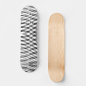 Schwarz-Graustreifen-Overlay Skateboard (Vorderseite)