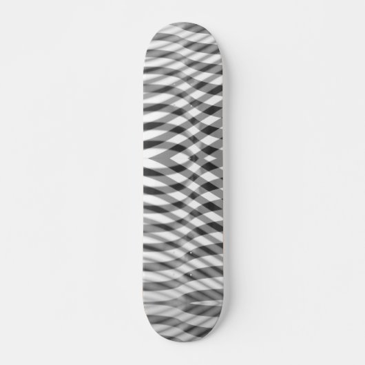 Schwarz-Graustreifen-Overlay Skateboard (Vorne)
