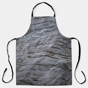 Schwarz-Graustreifen Schürze