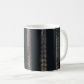 Schwarz-Grautextil Kaffeetasse (VorderseiteRechts)