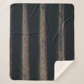 Schwarz-Grautextil Sherpadecke (Vorderseite)