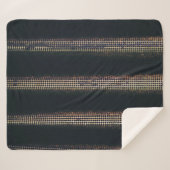 Schwarz-Grautextil Sherpadecke (Vorderseite (Horizontal))