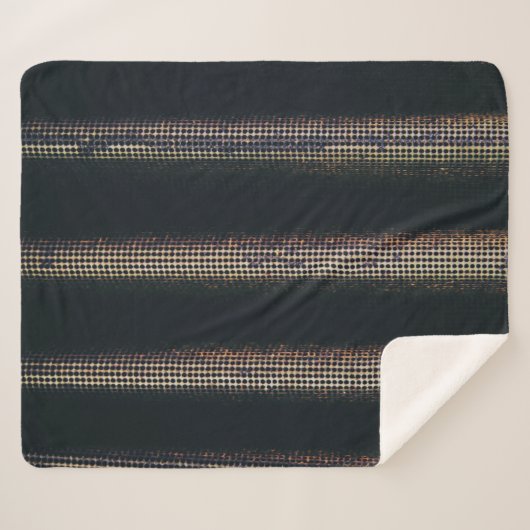 Schwarz-Grautextil Sherpadecke (Vorderseite (Horizontal))