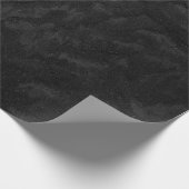 Schwarz-Grautextilien Geschenkpapier (Ecke)