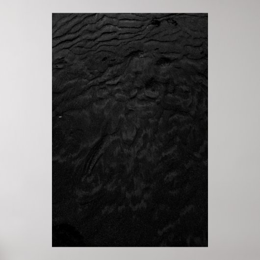 Schwarz-Grautextilien Poster (Vorne)