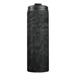 Schwarz-Grautextilien Thermosbecher