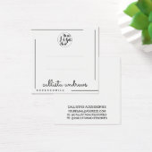 Schwarz-Grenze-Script-Logo-Haarschnitt-Anzeige (Schreibtisch)