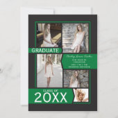 Schwarz-Grün-Abschluss Ankündigung (Vorderseite)