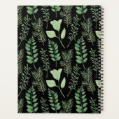 Schwarz-Grün-Botanisch Planer (Rückseite)