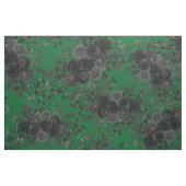 Schwarz-Grün-Dunkel-Gotik-Rose Floral Stoff (Fat Quarter (45,7 x 55,9 cm))