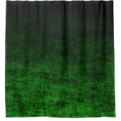 Schwarz-Grün-Farbstoff Duschvorhang (Vorderseite)