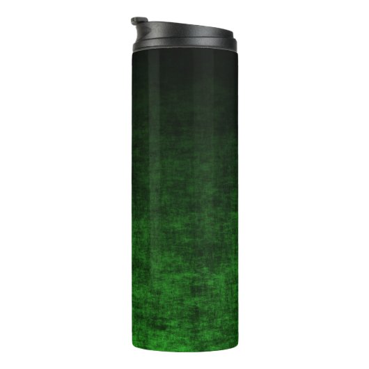 Schwarz-Grün-Farbstoff Thermosbecher (Nach rechts gedreht)