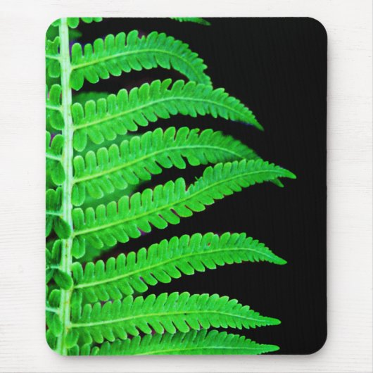 Schwarz-Grün-Fisch Mousepad (Vorne)
