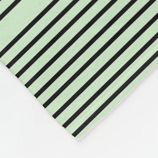 Schwarz-grün-Fleece Fleecedecke (Ecke)