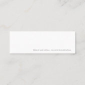 Schwarz-Grün-Gerahmt-Monogramm - Visitenkarte (Rückseite)