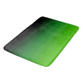 Schwarz-Grün-Gradient 0921 Badematte (Schrägansicht)