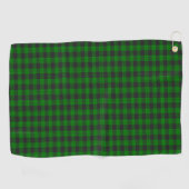 Schwarz-Grün-kariert Golfhandtuch (Horizontal)