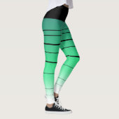 Schwarz-Grün-Leggings Leggings (Rechts)