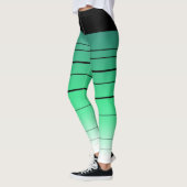 Schwarz-Grün-Leggings Leggings (Links)