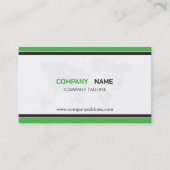 Schwarz-Grün-Linien Visitenkarte (Vorderseite)