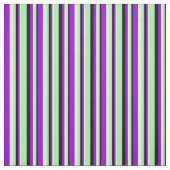 Schwarz, Grün, Minzcreme und dunkles Violetmuster Stoff (Muster)