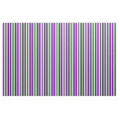 Schwarz, Grün, Minzcreme und dunkles Violetmuster Stoff (Fat Quarter (45,7 x 55,9 cm))