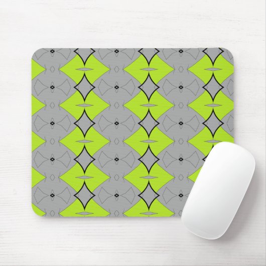 Schwarz-Grün-Muster Mousepad (Mit Mouse)