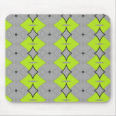 Schwarz-Grün-Muster Mousepad (Vorne)