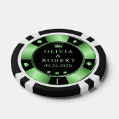 Schwarz-Grün-Poker-Chips Pokerchips (Einzeln)