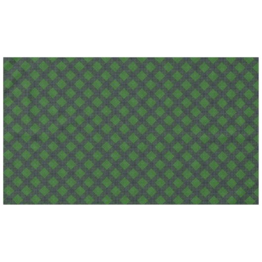 Schwarz-Grün-Schrägstellen oder Schachstil Tischdecke (Vorderseite (Horizontal))