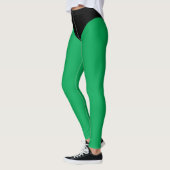Schwarz-Grün-Superhelden Leggings (Links)