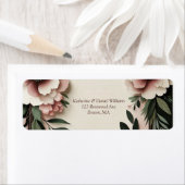 Schwarz-Grün- und Blütenrosa-Blütenhochzeit (Insitu)