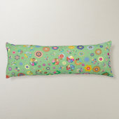 Schwarz-Grün-Zweifarbenkissen Seitenschläferkissen (Rückseite)