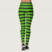 Schwarz-Grüne Leggings (Rückseite)