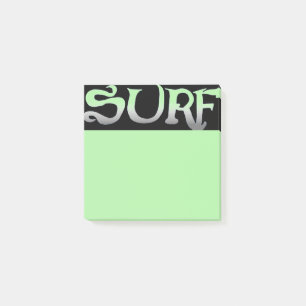 Schwarz-grüne Notenpolster Post-it Klebezettel