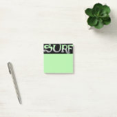 Schwarz-grüne Notenpolster Post-it Klebezettel (Büro)