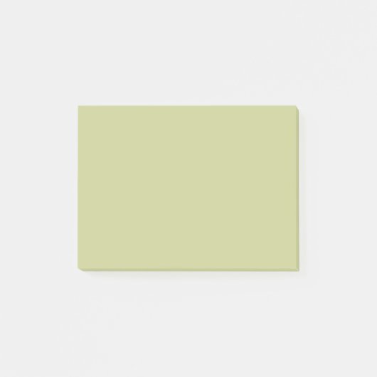 Schwarz grüne Solid-Farbe Post-it Klebezettel (Vorderseite)