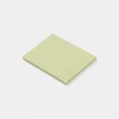 Schwarz grüne Solid-Farbe Post-it Klebezettel (angewinkelt)