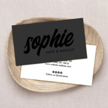 Schwarz: Handgeschriebenes Brush-Script