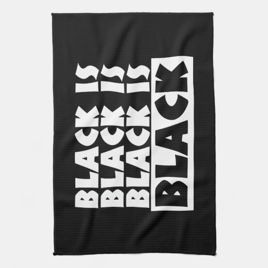 Schwarz Handtuch (Vertikal)