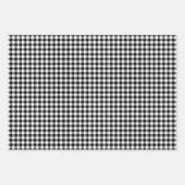 Schwarz hässlicher Weihnachtspulli Büffel kariert  Geschenkpapier Set (Vorderseite 2)