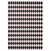 Schwarz/hellrosa Streifenmuster Minimal Abstrakt Klemmbrett (Rückseite)