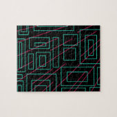 Schwarz-Hintergrund-Design Puzzle (Horizontal)